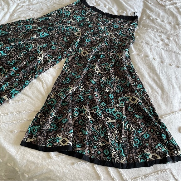 Flared Oversized Pants Bottoms with Button Closure Tassles Drawstring Waistband - Picture 2 of 8